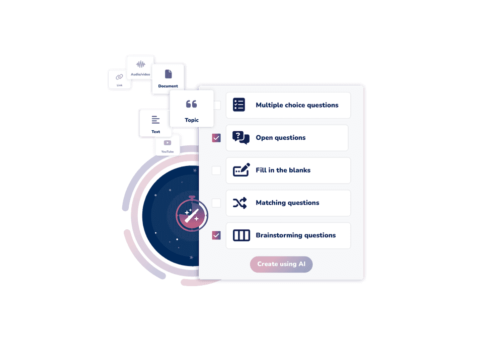 Wooclap AI lets you creates polling questions in just a few seconds