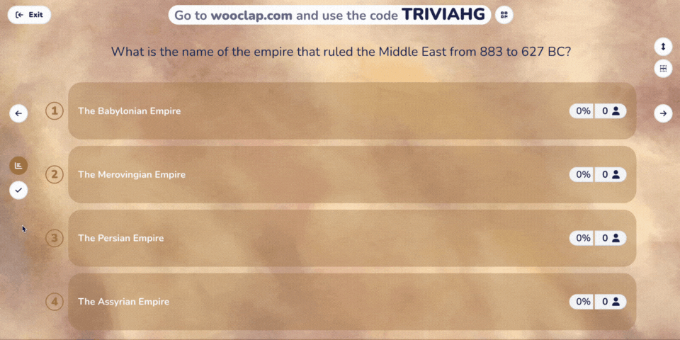 5 trivia questions on History and Geography template