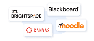 LMS Moodle, Canvas, D2L Brighstpace and Blackboard