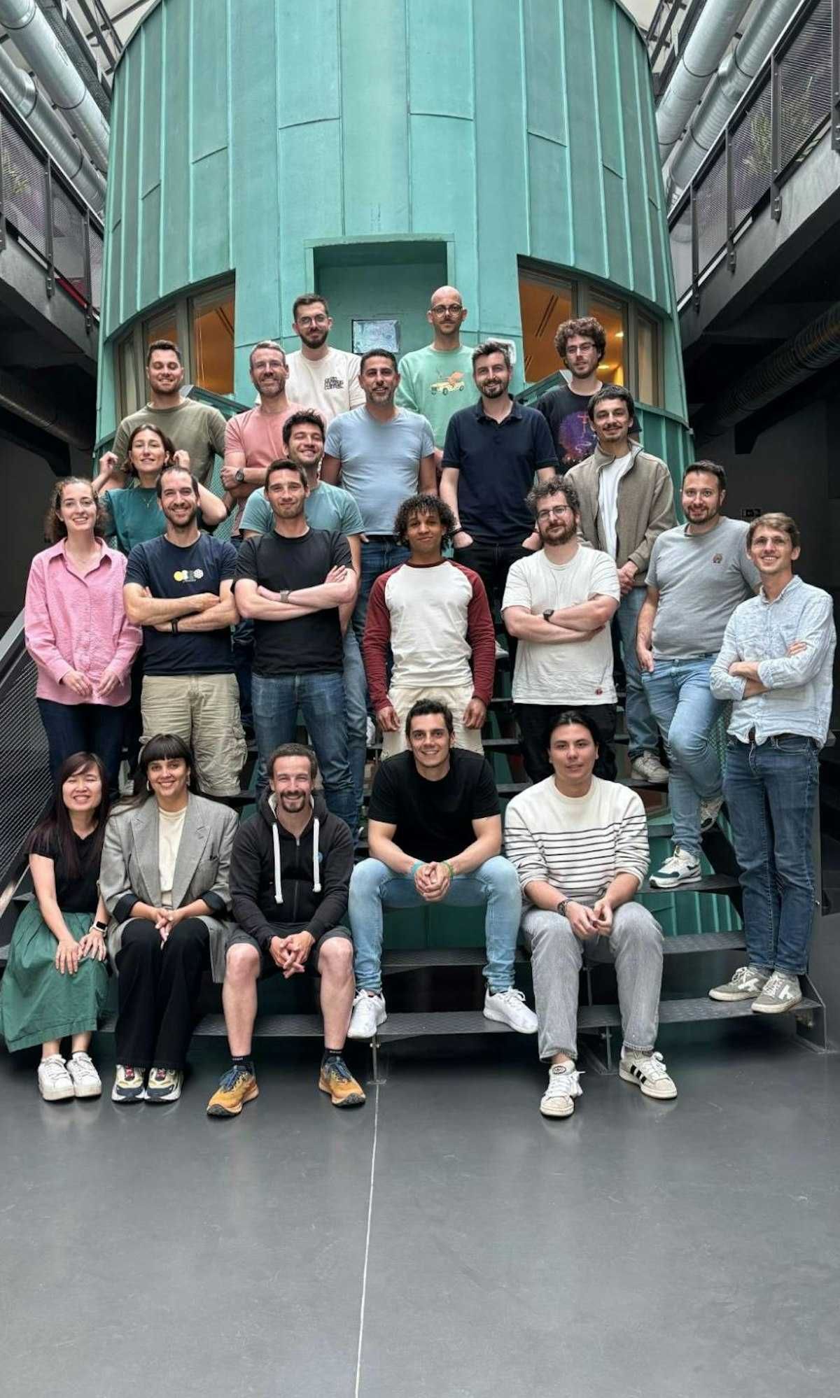  La photo de classe de l’équipe technique de Wooclap, dont font partie Wandrille et Anne-Laure.